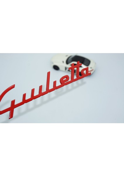Giulietta Kırmızı Abs Bagaj Yazı Logo Alfa Romeo Ile Uyumlu