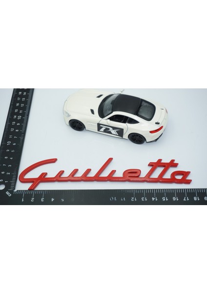 Giulietta Kırmızı Abs Bagaj Yazı Logo Alfa Romeo Ile Uyumlu