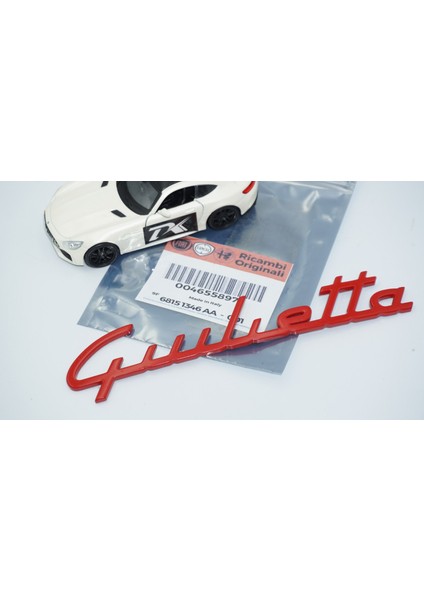 Giulietta Kırmızı Abs Bagaj Yazı Logo Alfa Romeo Ile Uyumlu