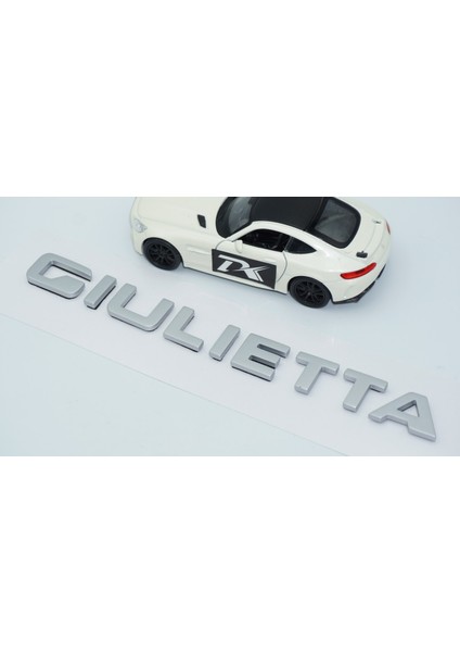 Alfa Romeo Giulietta Gri Abs 3m 3D Bagaj Yazı Logo Arma modelleri