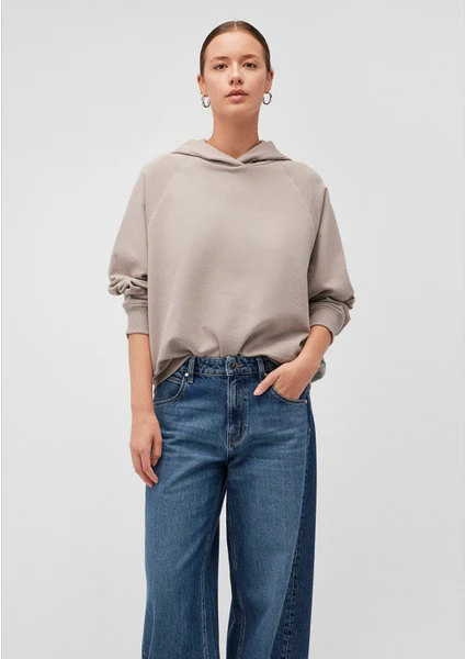 Kapüşonlu Beyaz SWEATSHIRT1S10210-86585