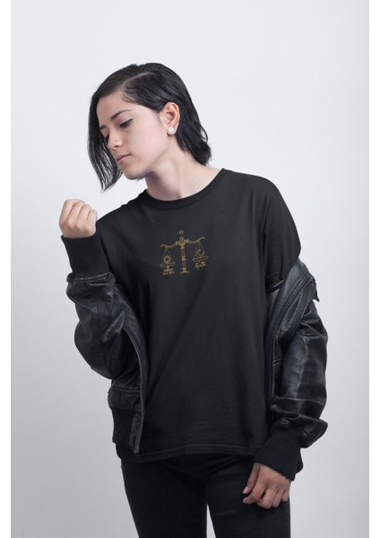 Terazi (Libra) / Oversize T-Shirt / Kadın