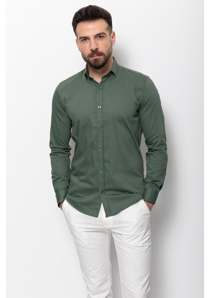 Gömlek Gizli Düğmeli modelleri