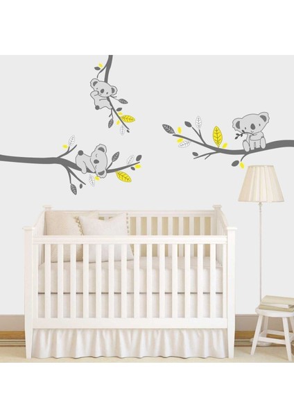 Koala ve Ağaç Dalları Çocuk Odası Duvar Sticker fiyatları