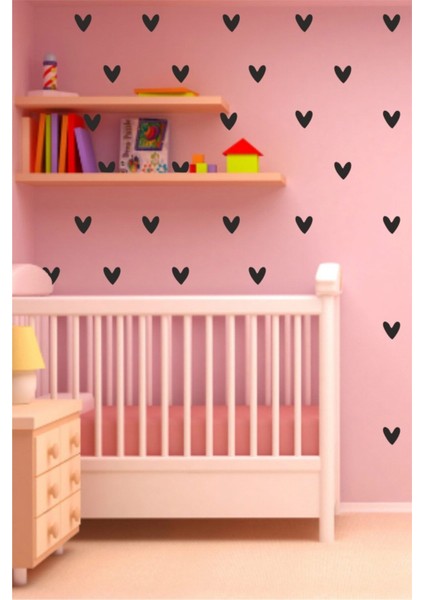 Kalpler Çocuk Bebek Odası Kendinden Yapışkanlı Duvar Kağıdı Aksesuarları Süsü Duvar Sticker