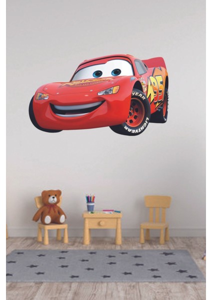 Çocuk odası renkli şimşek duvar sticker, 60x35 cm, eğlenceli dekor seçeneği fiyatları