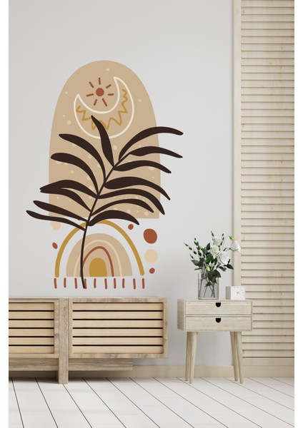 Renkli yapraklar duvar stiker, şık ve kolay uygulanabilir, çocuk odası dekoru