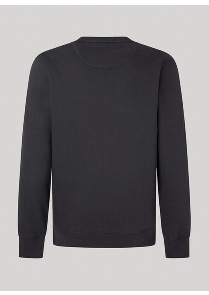 Bisiklet Yaka Siyah Erkek Sweatshırt PM582557 999 Randall
