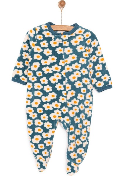 Yenidoğan Polar Patikli Tulum Kız Bebek