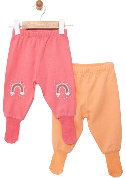 HelloBaby 2li Çoraplı Pantolon Kız Bebek