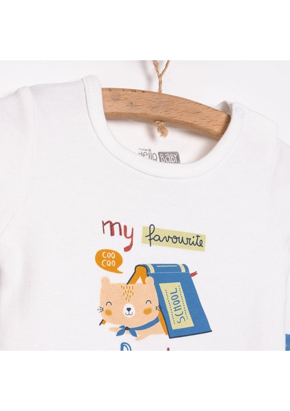 Hayvan Baskılı Yenidoğan Erkek Tshirt-Patikli Alt Erkek Bebek modelleri