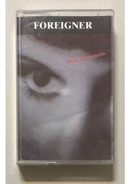 Foreigner Inside Information Kaset (Orinal Dönem Kağıt Baskı Kaset)