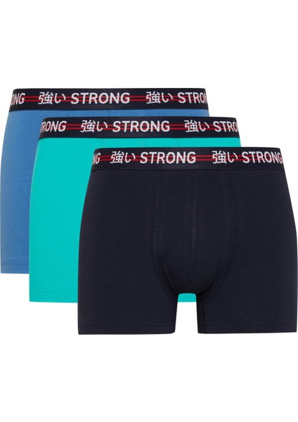 Regular Fit Basic Düz 3'lü Boxer C3280AX24WN
