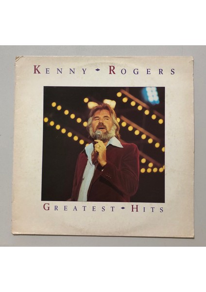 Kenny Rogers Greatest Hits Lp Plak (Orjnal 1984 Ingiltere Dönem Baskı Plak)
