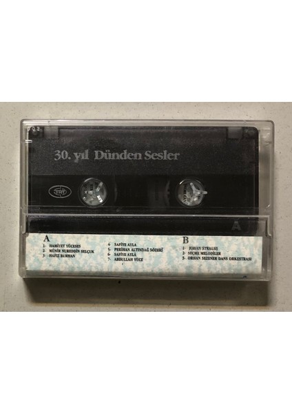 30.Yıl Dünden Sesler Kaset (Orjinal Dönem Baskı Kaset)