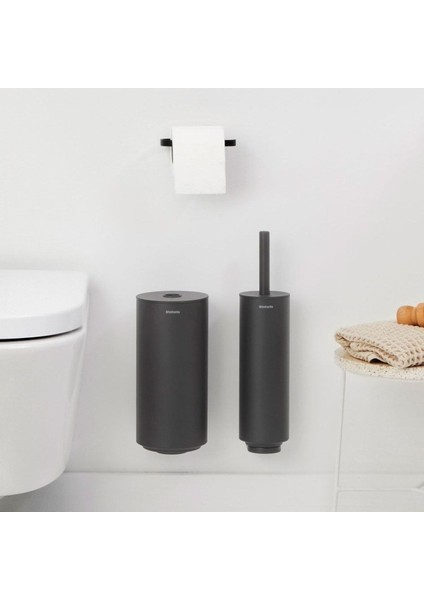 Tekno Trust Evrekala Shop Tuvalet Banyo Seti Tuvalet Fırçası - Tuvalet Kağıtlığı - Saklama Kutusu