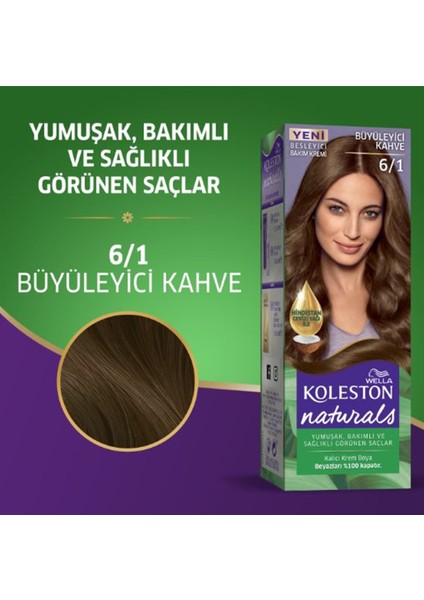 Wella Koleston Naturals Saç Boyası Büyüleyici Kahve 6/1 2x Paket