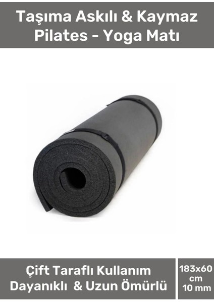 Özel Konfor Modeli Çift Taraflı Kaymaz Silinebilir Yoga Meditasyon Minderi 10MM Mat