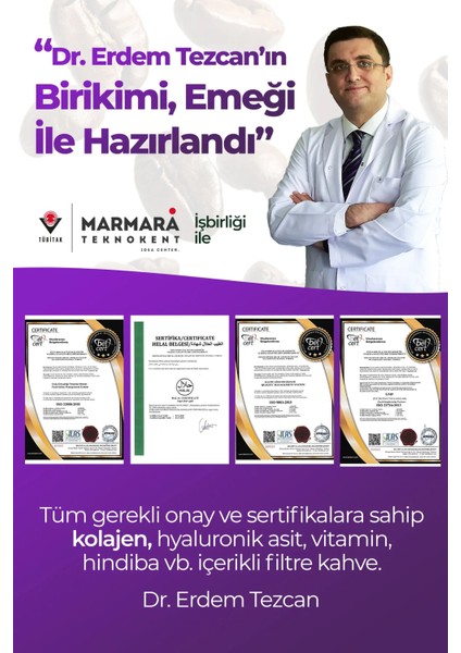 Prebico-Collegen Bıotın Hyaluronıc Acıd Fılter Coffee