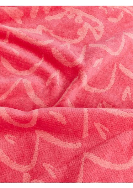 Lcw Accessorıes Orta Pembe Ananas Desenli Kadın Plaj Havlusu 70X145 cm fiyatları