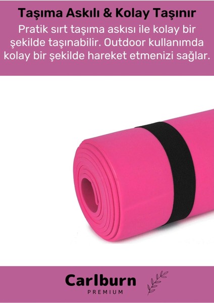 Özel Konfor Modeli Çift Taraflı Kaymaz Silinebilir Yoga Meditasyon Minderi 10MM Mat