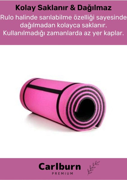 Özel Konfor Modeli Çift Taraflı Kaymaz Silinebilir Yoga Meditasyon Minderi 10MM Mat