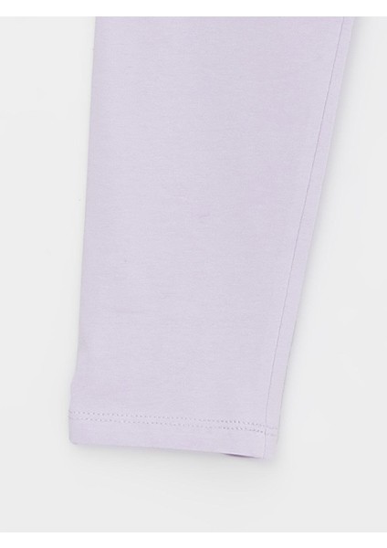 Lcw Kids Lila Beli Lastikli Basic Kız Çocuk Tayt fiyatları