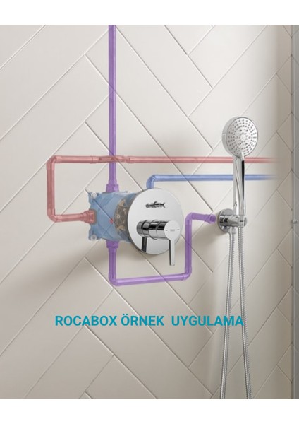 Unıversal Rocabox Ankastre Banyo ve Duş Bataryaları Ile Uyumlu Iç Set