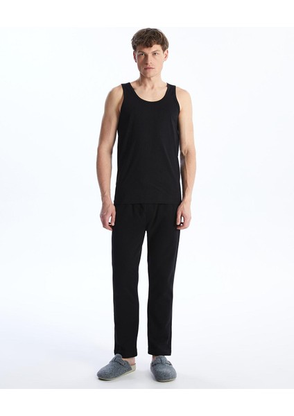 Lc Waıkıkı Yeni Siyah U Yaka Penye Erkek Atlet 2'li fırsatları