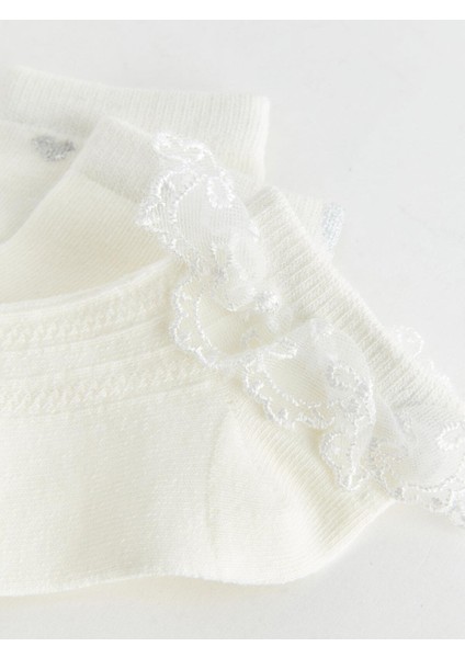 Lcw Baby Baskılı Kız Bebek Patik Çorap 3'lü fırsatları
