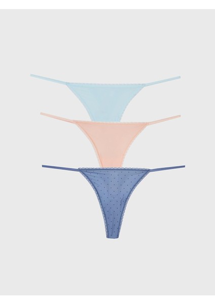 Lcw Dream Puantiyeli Tanga Külot 3'lü Paket