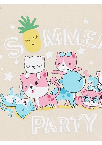 Lcw Eco Bisiklet Yaka Baskılı Kız Çocuk Atlet fiyatları