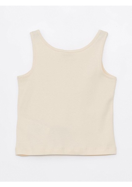 Lcw Eco Bisiklet Yaka Baskılı Kız Çocuk Atlet modelleri