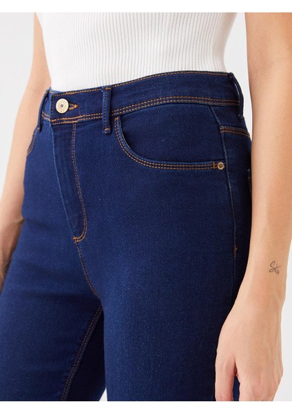 Lcwaıkıkı Basic Yüksek Bel Slim Fit Kadın Jean Pantolon