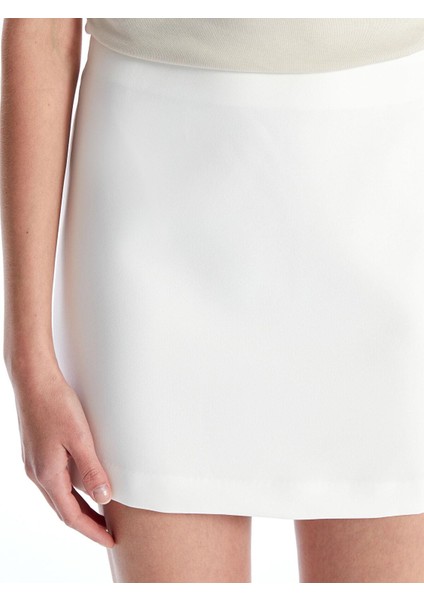 Lcw Vision Açık Kırmızı Kadın Dar Fit Düz Etek fırsatları