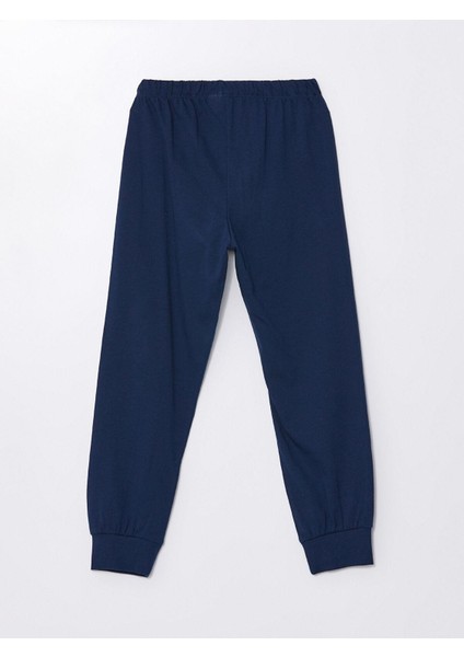 Lcw Kids Lacivert Beli Lastikli Baskılı Erkek Çocuk Pijama Alt modelleri