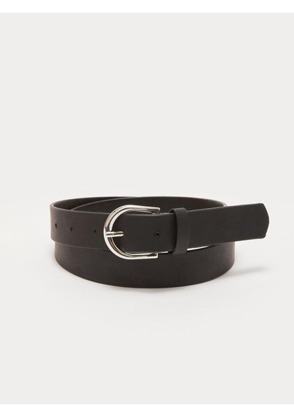 Lcw Accessorıes Siyah Deri Görünümlü Ince Kadın Kemer 2'li fiyatları