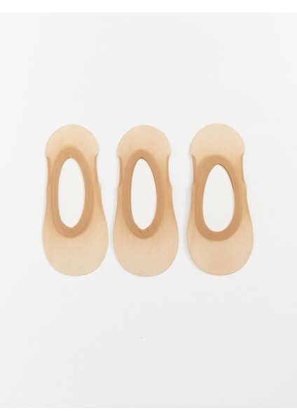 Lcw Dream Kadın Düz Babet Çorap 3'lü Paket
