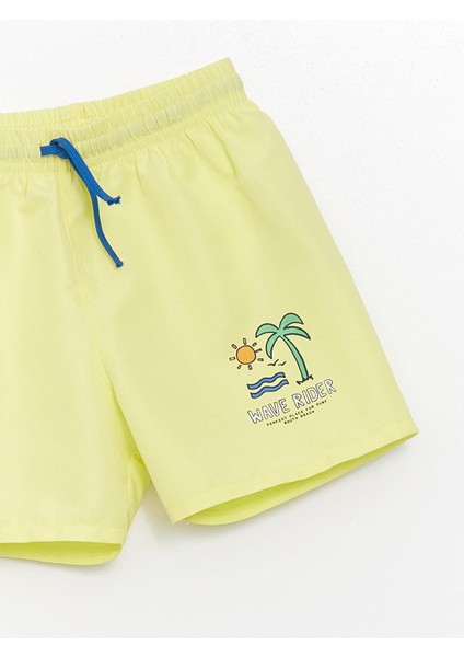 Lcw Baby Beli Lastikli Baskılı Erkek Bebek Deniz Şortu modelleri