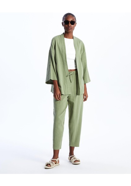 Lcw Vision Taş Rengi Şal Yaka Düz Müslin Kadın Kimono fiyatları