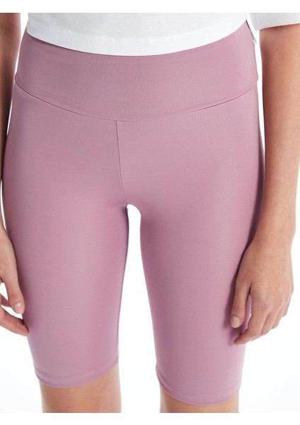 Xsıde Kadın Beli Lastikli Ekstra Dar Fit Düz Şort Tayt indirimleri