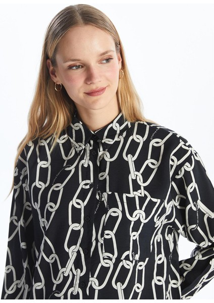 Lcw Modest Desenli Kadın Gömlek Tunik fiyatları