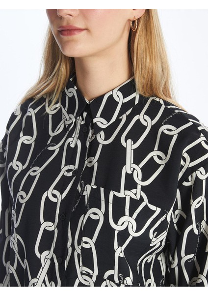 Lcw Modest Desenli Kadın Gömlek Tunik fırsatları