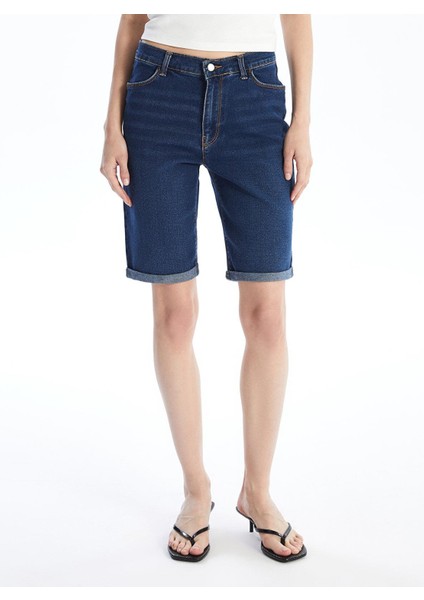Lcw Jeans Bermuda Fit Kadın Jean Şort