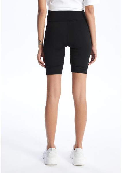 Xsıde Kadın Beli Lastikli Ekstra Dar Fit Düz Şort Tayt indirimleri