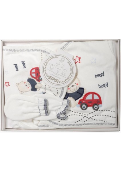 Lionkids Pamuk Unisex Yeni Doğan Zıpır Ayıcık Arabalı Anti Allergic (Kutulu) fiyatları
