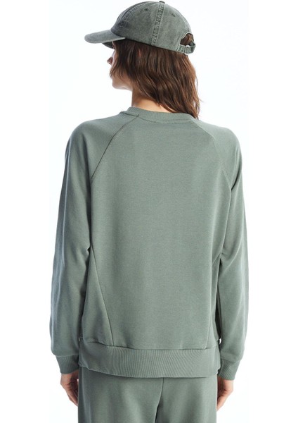 Lcw Vision Bisiklet Yaka Oversize Kadın Sweatshirt indirimleri