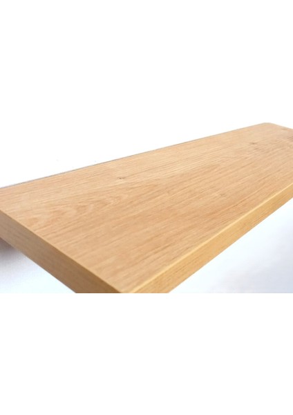 Üçlü Safir Meşe Mdf Uçan Duvar Rafı Gizli Bağlantı 40 cm 50 cm 60 cm Kitaplık