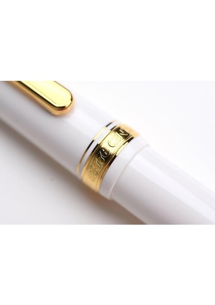 #3776 Century Dolma Kalem Pnb 13000 Gold Trim 2 Chenonceau White B Broad indirimleri