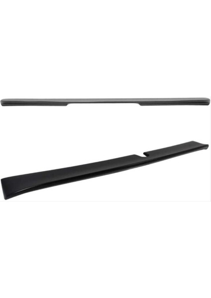 Mercedes W211 Cam Üstü Boyalı Piona Black Boyalı Spoiler